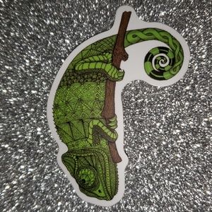 NATURE WATERPOOF Sticker Chameleon